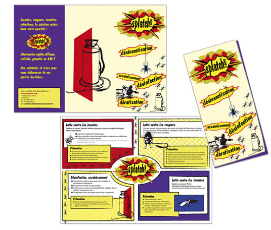 Borchure 3 volets Splatch